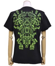 画像1: PLAZMA メンズTシャツ「Aztofrog / ブラック」 (1)