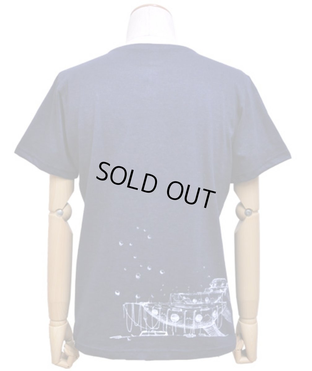 画像3: PLAZMA メンズTシャツ「Zea001 / ブルーメランジ」 (3)