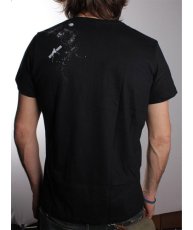 画像4: PLAZMA メンズTシャツ「Under & Above / ブラック」 (4)