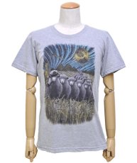 画像1: PLAZMA メンズTシャツ「Sheep Ship / メランジ」 (1)