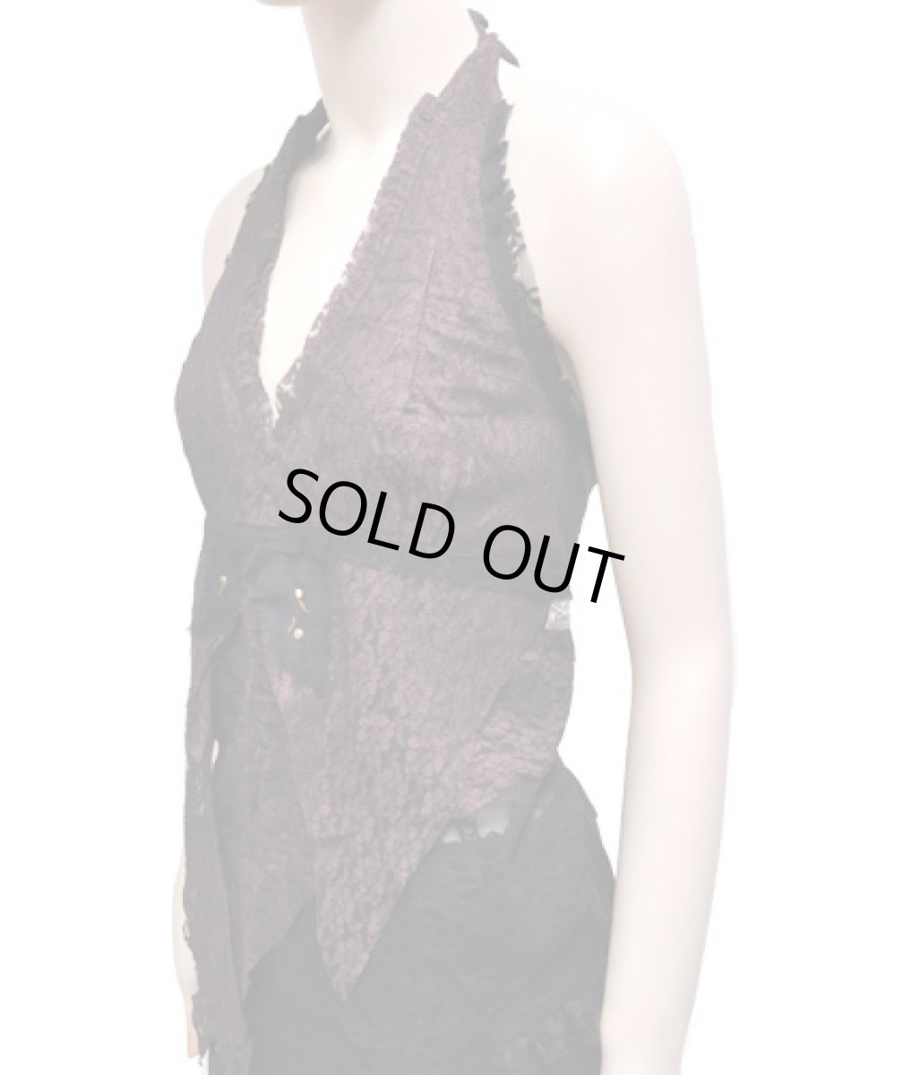 画像2: FREE SPIRIT レディース・ノースリーブ「Grace / ブラウン×パープル×ブラック」 (2)