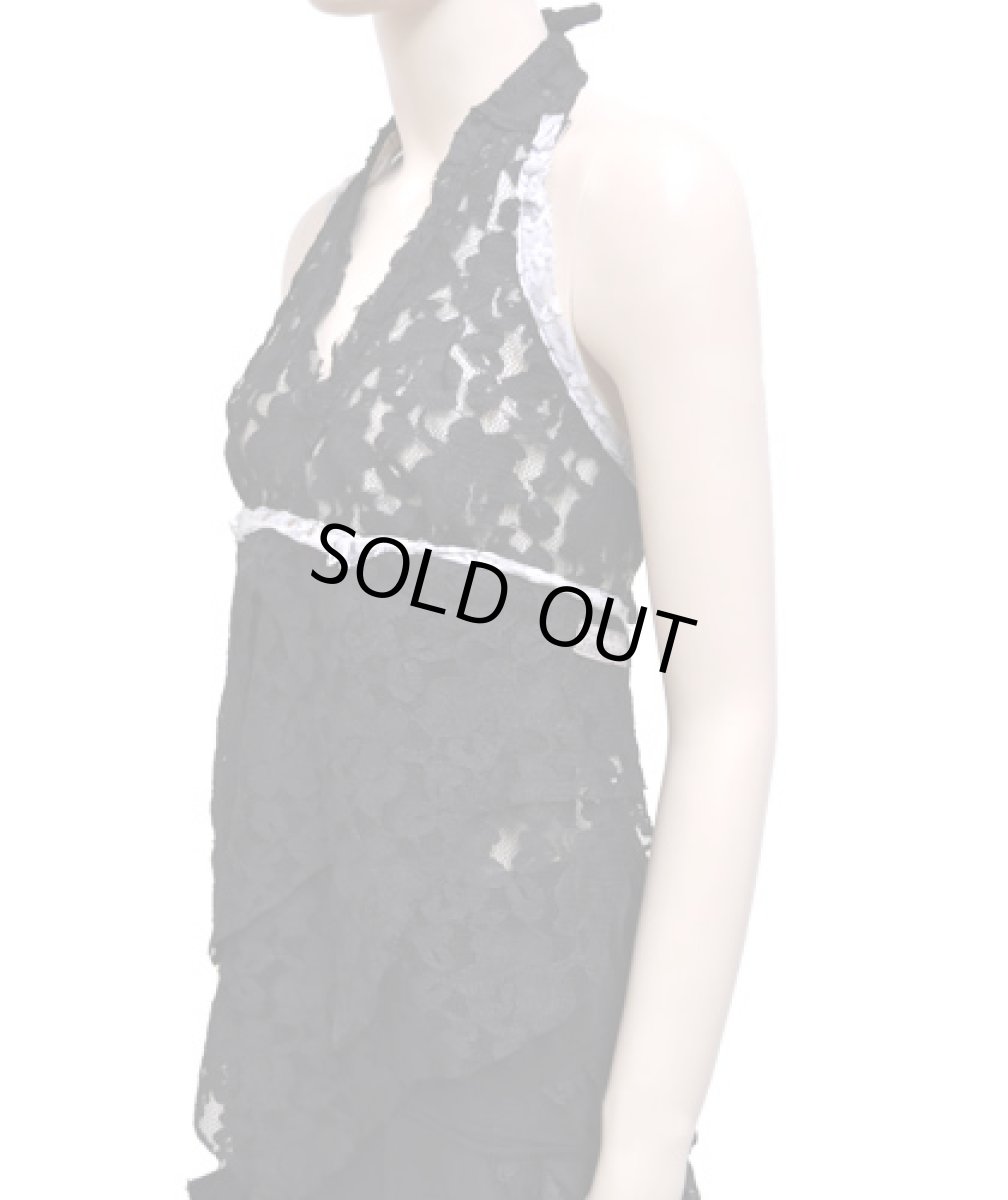 画像2: FREE SPIRIT レディース・ノースリーブ「Grace / ブラック×ホワイト」 (2)