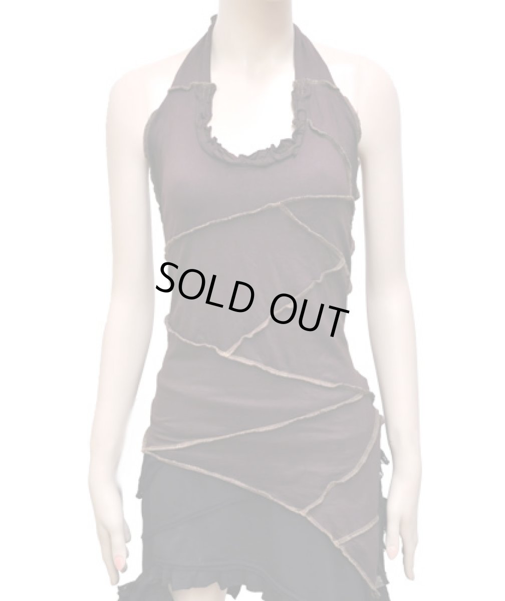 画像2: FREE SPIRIT レディース・ノースリーブ「PAZ / ブラウン×ベージュ」 (2)