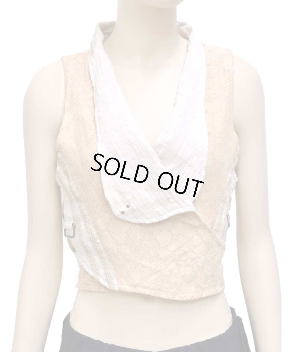 画像2: FREE SPIRIT レディース・ノースリーブ「Reunion / キャメル×ホワイト」 (2)