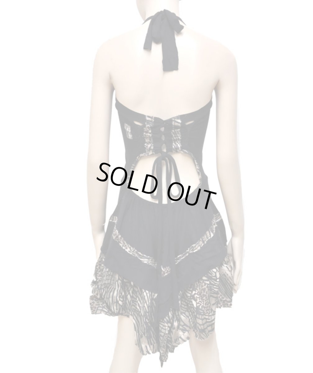 画像3: FREE SPIRIT レディース・ワンピース「Poppy Dress  / ブラック×アニマル」 (3)