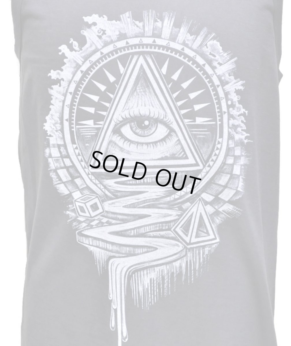 画像2: PLAZMA メンズ・タンクトップ「Unliminati / ウォッシュドグレー」 (2)