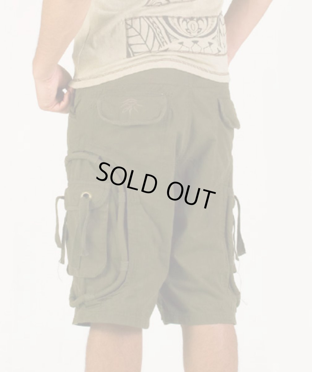 画像2: PSYLO メンズ・パンツ「Razor Rmx Shorts / アーミー」 (2)