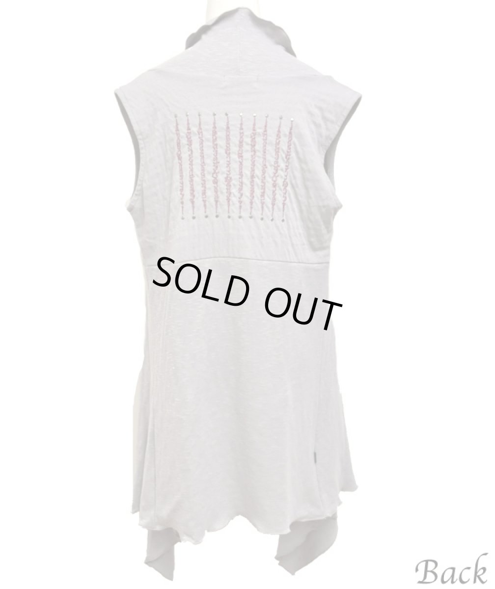 画像4: PSYLO レディース・ベスト「Asli Vest / スティール」 (4)