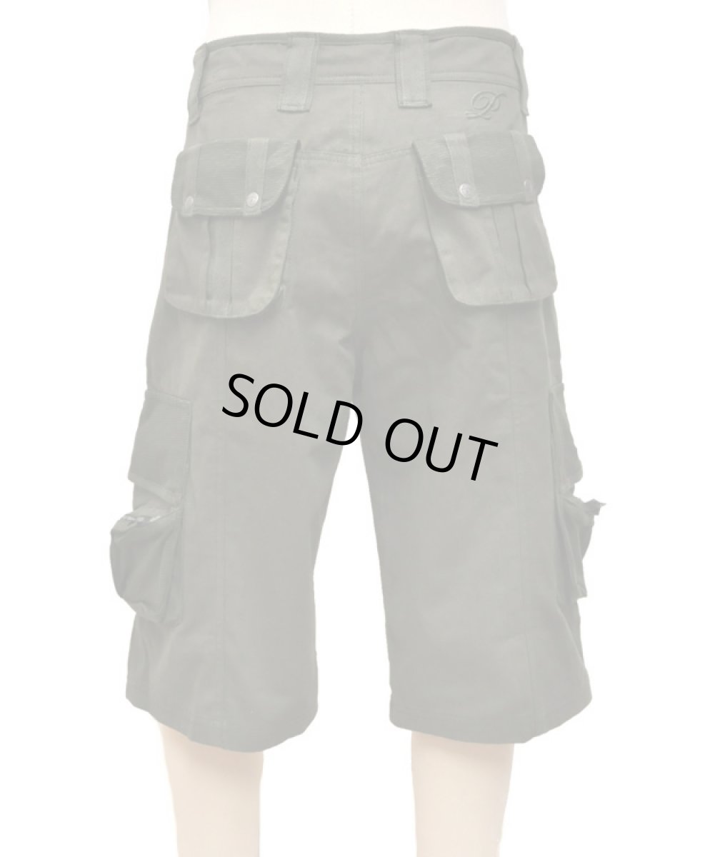 画像3: PSYLO メンズ・ハーフパンツ「Reborn Long Shorts / アーミー」 (3)