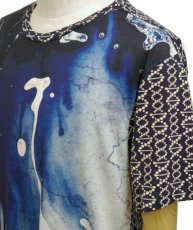 画像3: IMAGINARY FOUNDATION メンズ・パターンクラッシュTシャツ「DRIP」 (3)