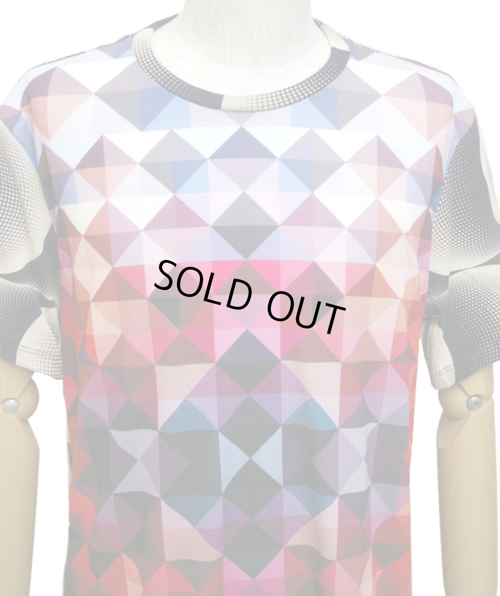 画像3: IMAGINARY FOUNDATION メンズ・パターンクラッシュTシャツ「TRIANGLE」 (3)