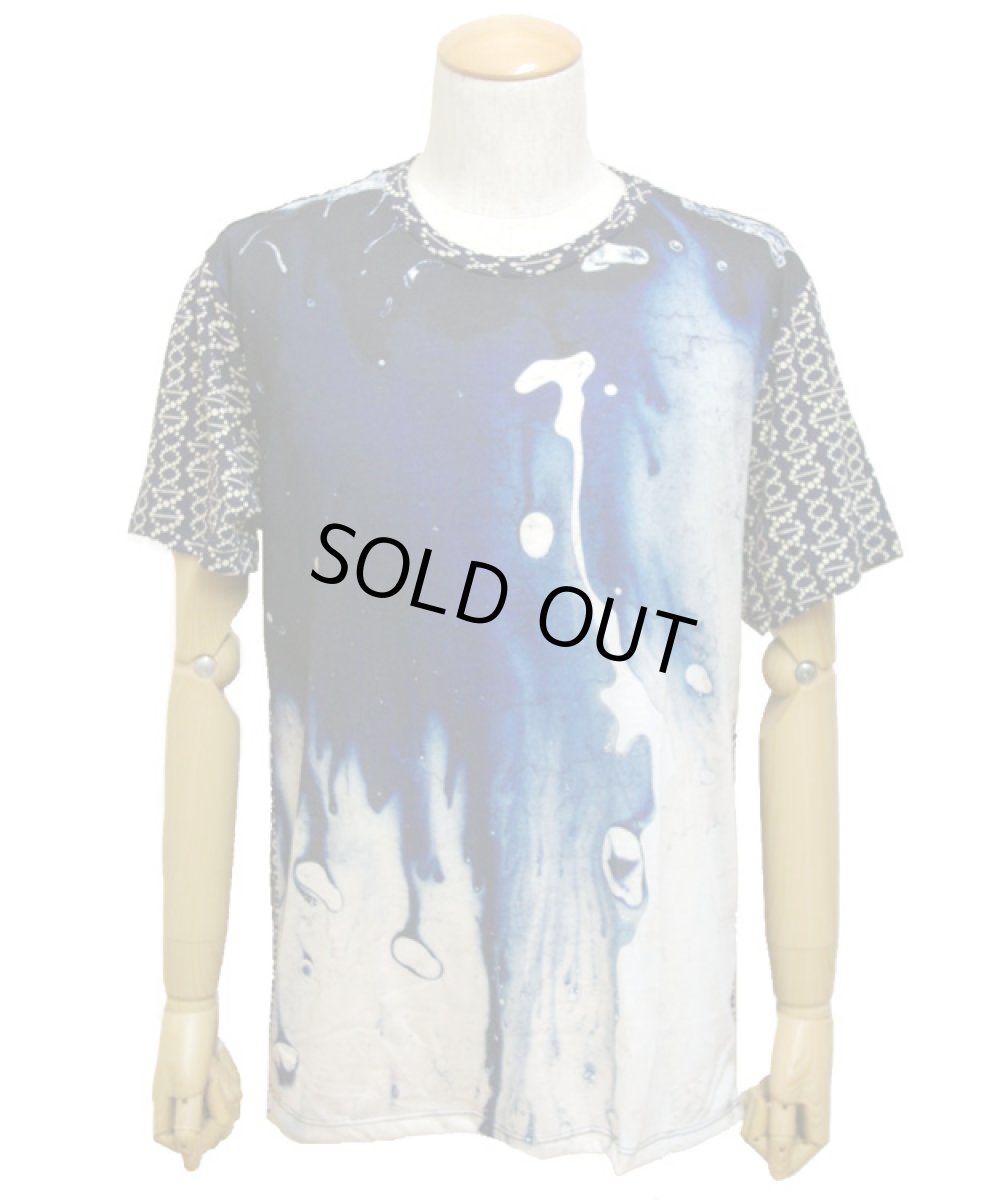 画像2: IMAGINARY FOUNDATION メンズ・パターンクラッシュTシャツ「DRIP」 (2)