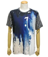 画像2: IMAGINARY FOUNDATION メンズ・パターンクラッシュTシャツ「DRIP」 (2)