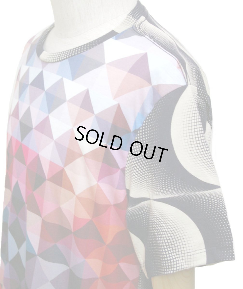 画像4: IMAGINARY FOUNDATION メンズ・パターンクラッシュTシャツ「TRIANGLE」 (4)