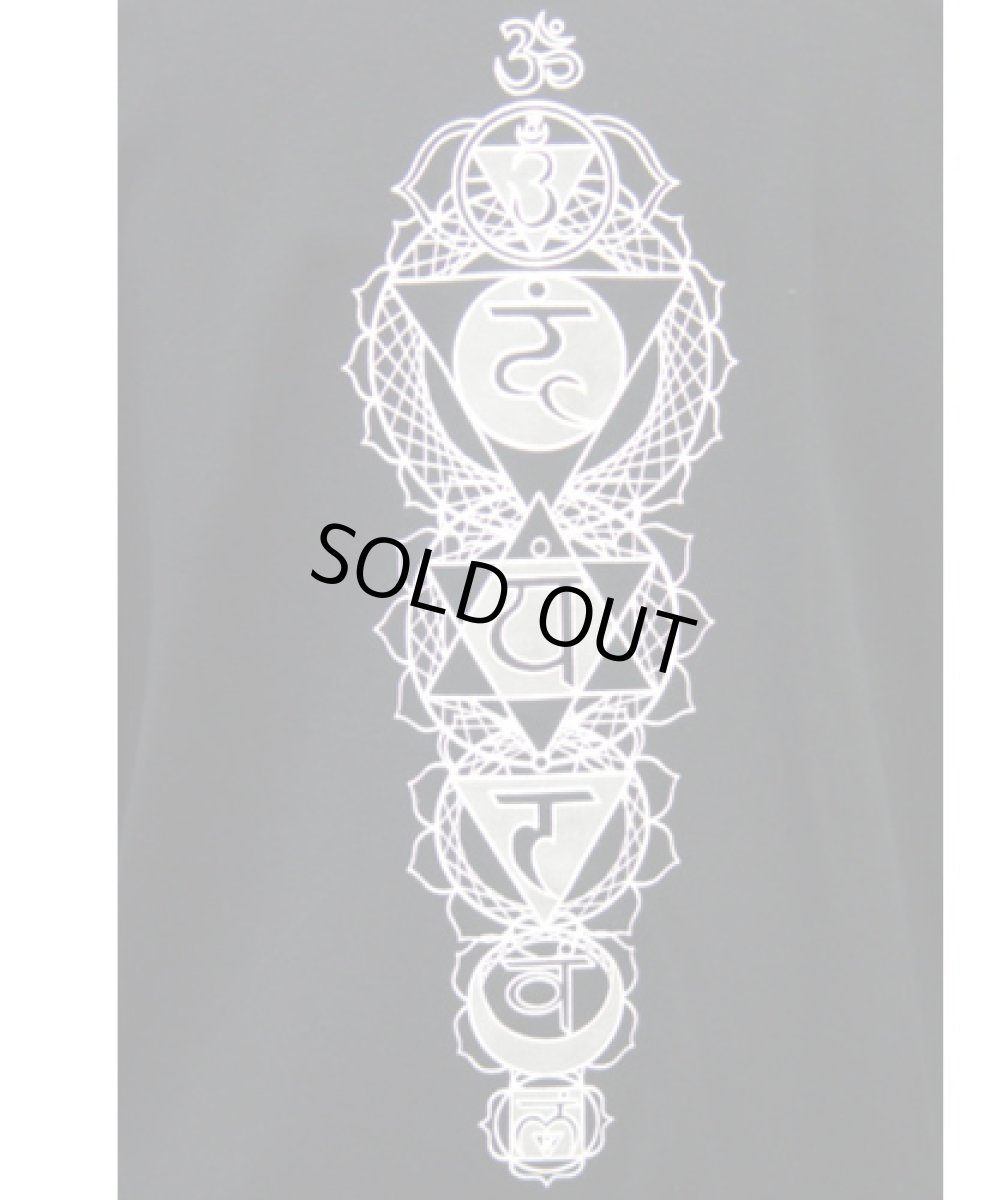 画像3: SPACE TRIBEメンズTシャツ『CHAKRA/グレー』 (3)