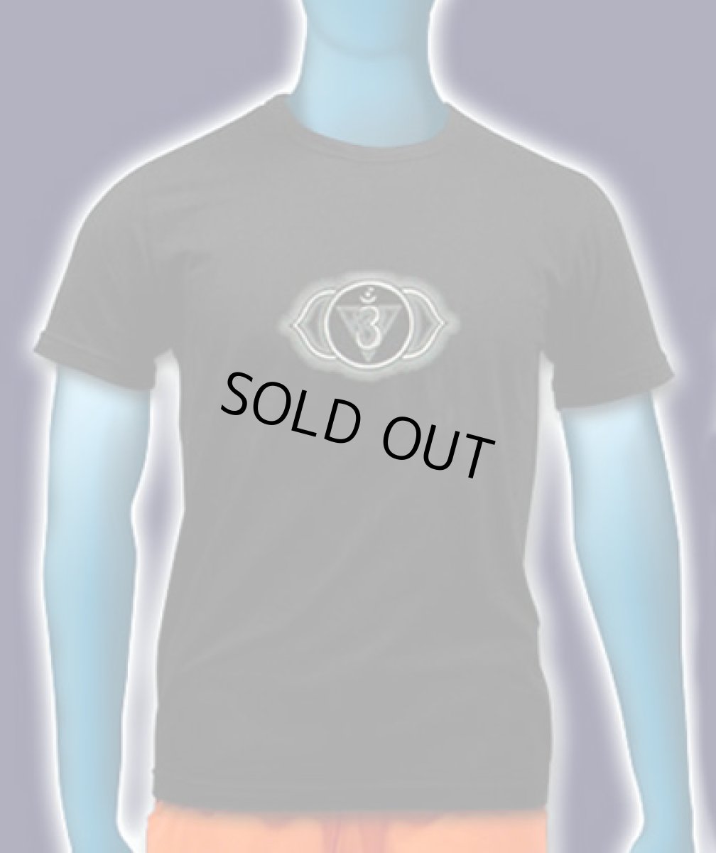 画像2: SPACE TRIBEメンズTシャツ『CHAKRA/グレー』 (2)