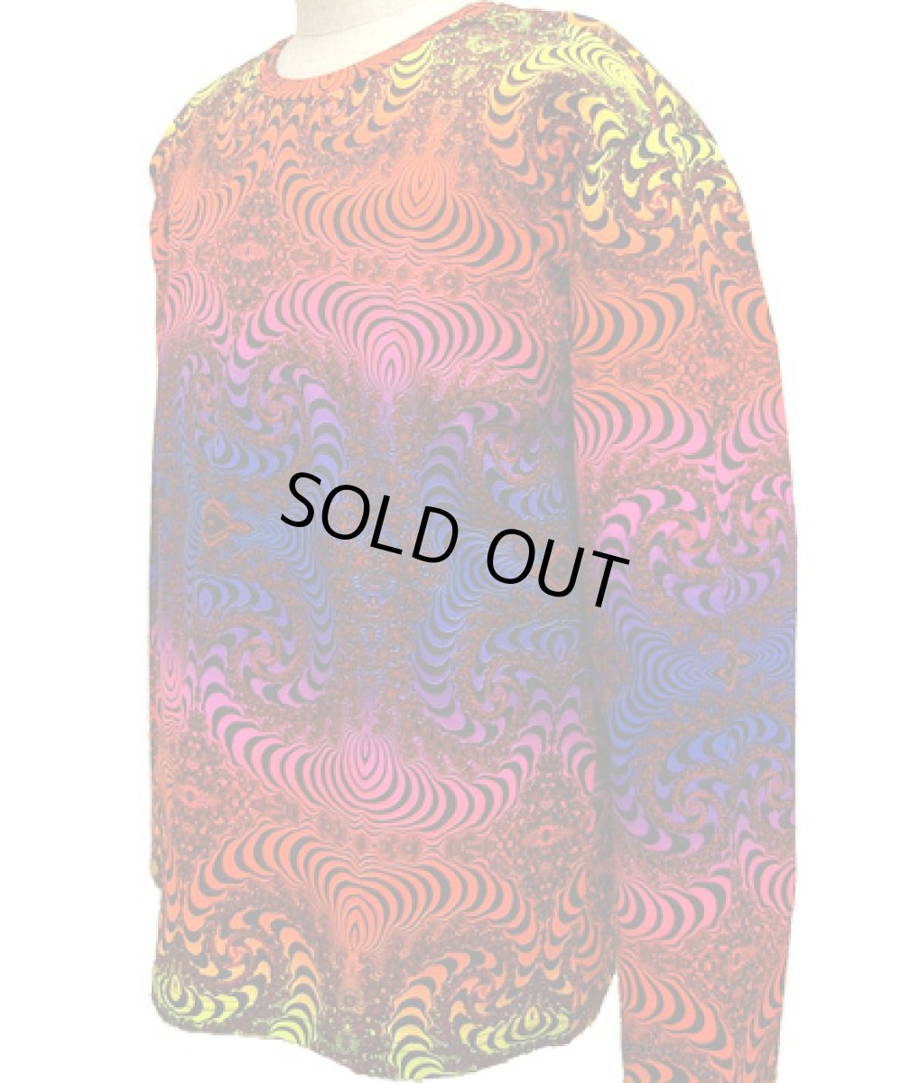 画像3: SPACE TRIBEメンズ・長袖カットソー「Rainbow Fractal 」 (3)