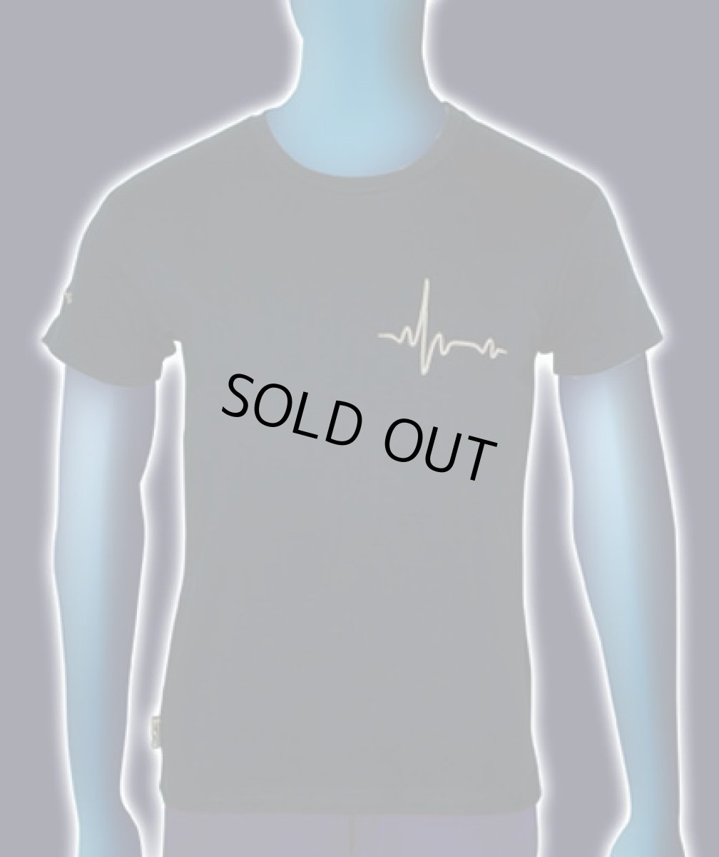 画像2: SPACE TRIBEメンズTシャツ「PULSE / グレー」 (2)