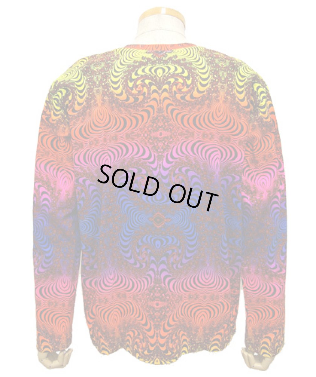 画像4: SPACE TRIBEメンズ・長袖カットソー「Rainbow Fractal 」 (4)