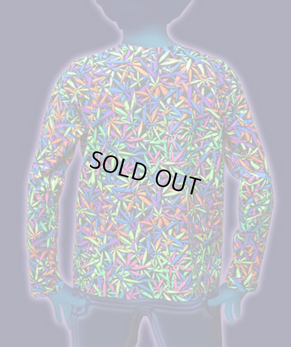 画像2: SPACE TRIBEメンズ・長袖カットソー「クラシックサイズ - Juicy Fruit Weed」 (2)