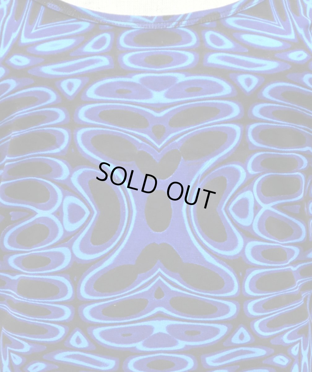 画像4: SPACE TRIBEレディース・半袖ワンピース「Midnite Reptoid」 (4)