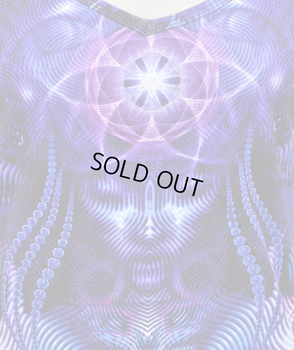 画像2: SPACE TRIBEレディース・Tシャツ「Violet Foxy Lady」 (2)