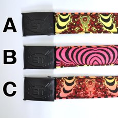 画像1: SPACE TRIBE ベルト「UFO Money Belt / Rainbow Fractal」 (1)