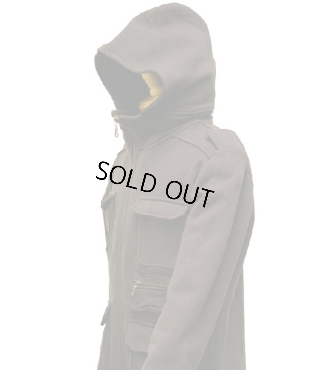 画像3: PLAZMAメンズ・パーカー「War Jacket/ブラウン」 (3)