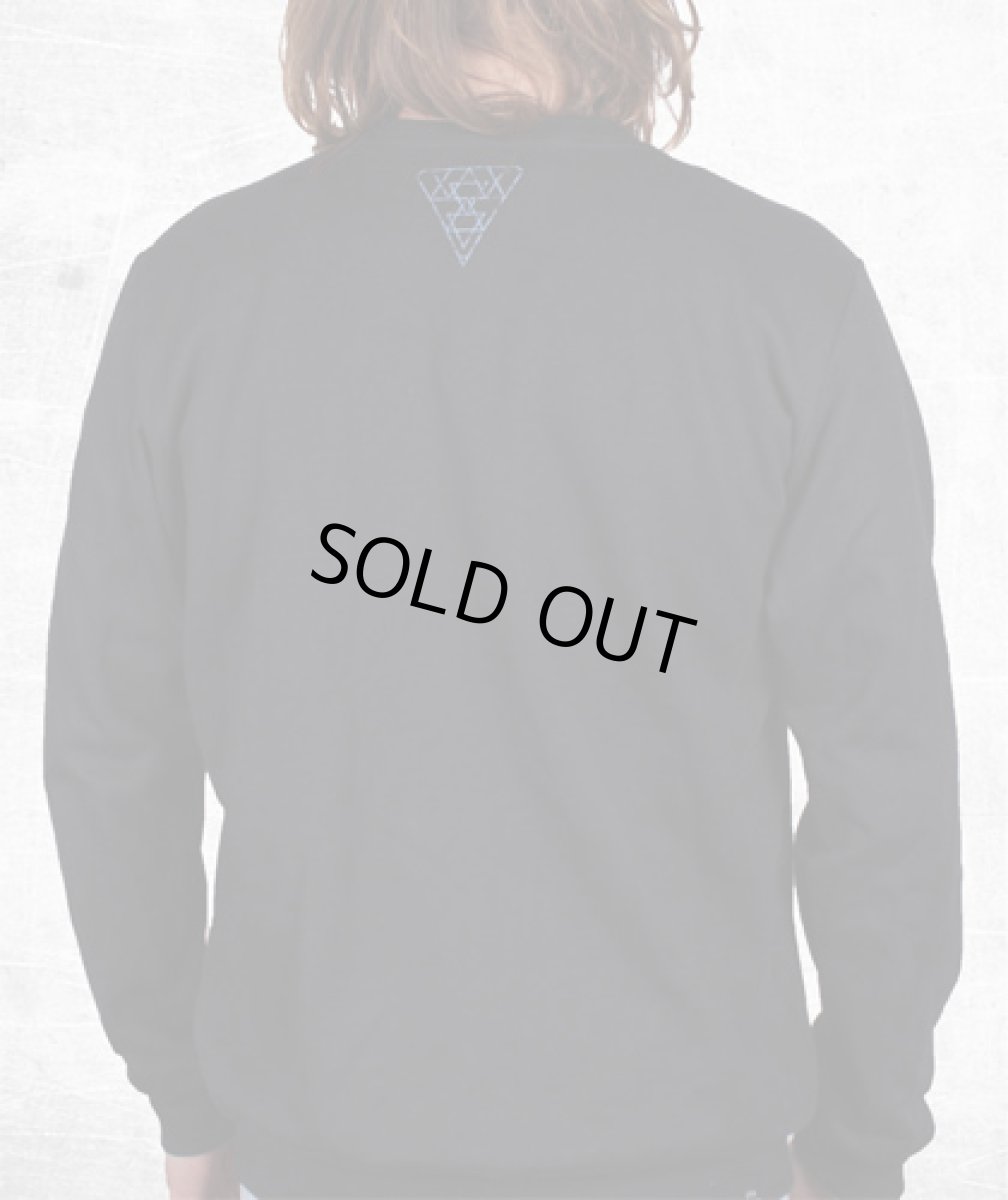 画像4: PLAZMAメンズ・プルオーバー「Dov In Love / ブラック」 (4)