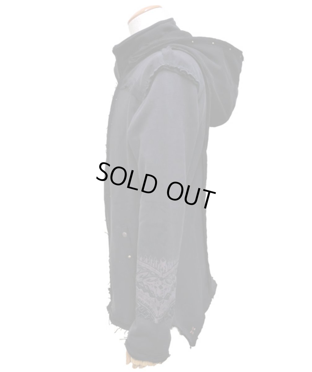 画像3: PSYLO メンズ・パーカー「Maya Hooded Jacket / ブラック」 (3)