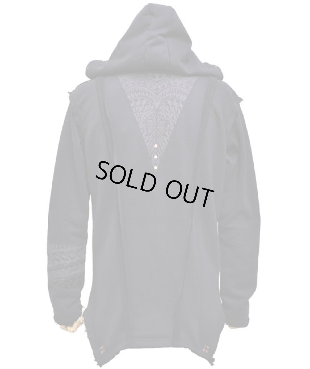 画像4: PSYLO メンズ・パーカー「Maya Hooded Jacket / ブラック」 (4)