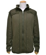 画像1: PSYLO メンズ・パーカー「Maya Hooded Jacket / アーミー」 (1)