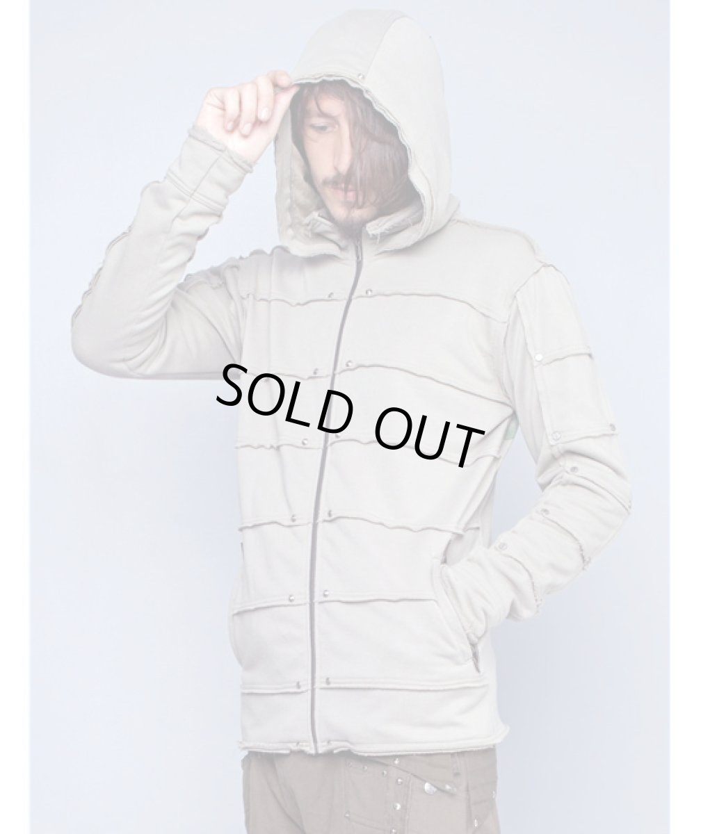 画像2: PSYLO メンズ・パーカー「2LILI JACKET / スティール」 (2)