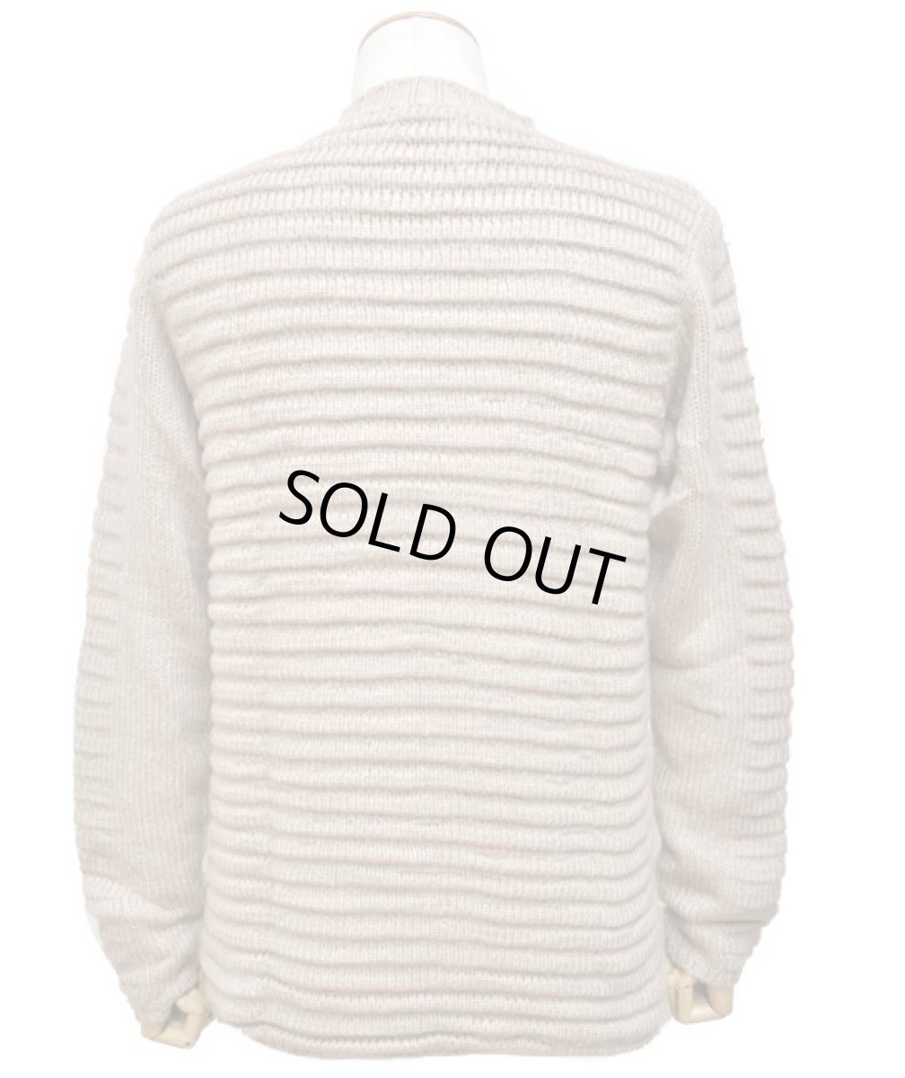 画像4: PSYLO メンズ・プルオーバー「Armadillo Knitted Cardigan / ベージュ」 (4)
