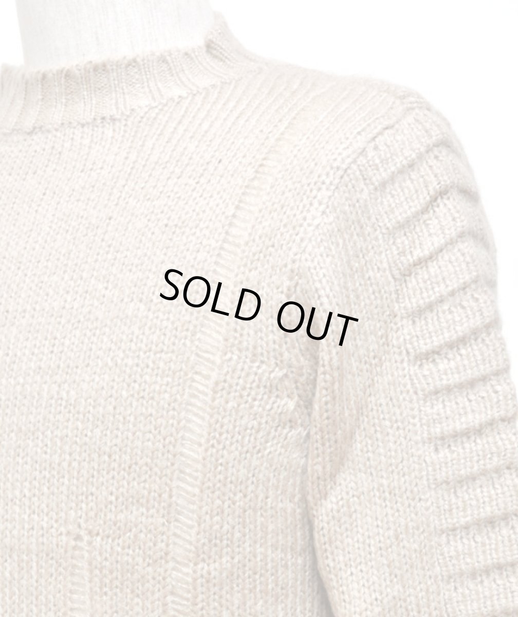 画像3: PSYLO メンズ・プルオーバー「Armadillo Knitted Cardigan / ベージュ」 (3)