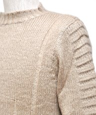 画像3: PSYLO メンズ・プルオーバー「Armadillo Knitted Cardigan / ベージュ」 (3)