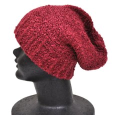 画像3: PSYLOニット帽「Rubber Beanie / レッド」 (3)