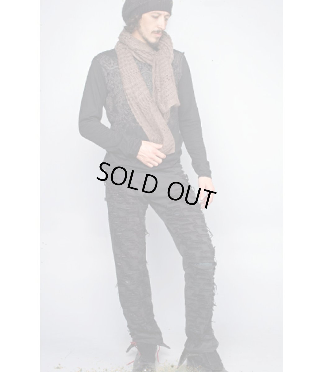 画像2: PSYLO メンズ・パンツ「Muller Pants / ウォッシュドブラック」 (2)