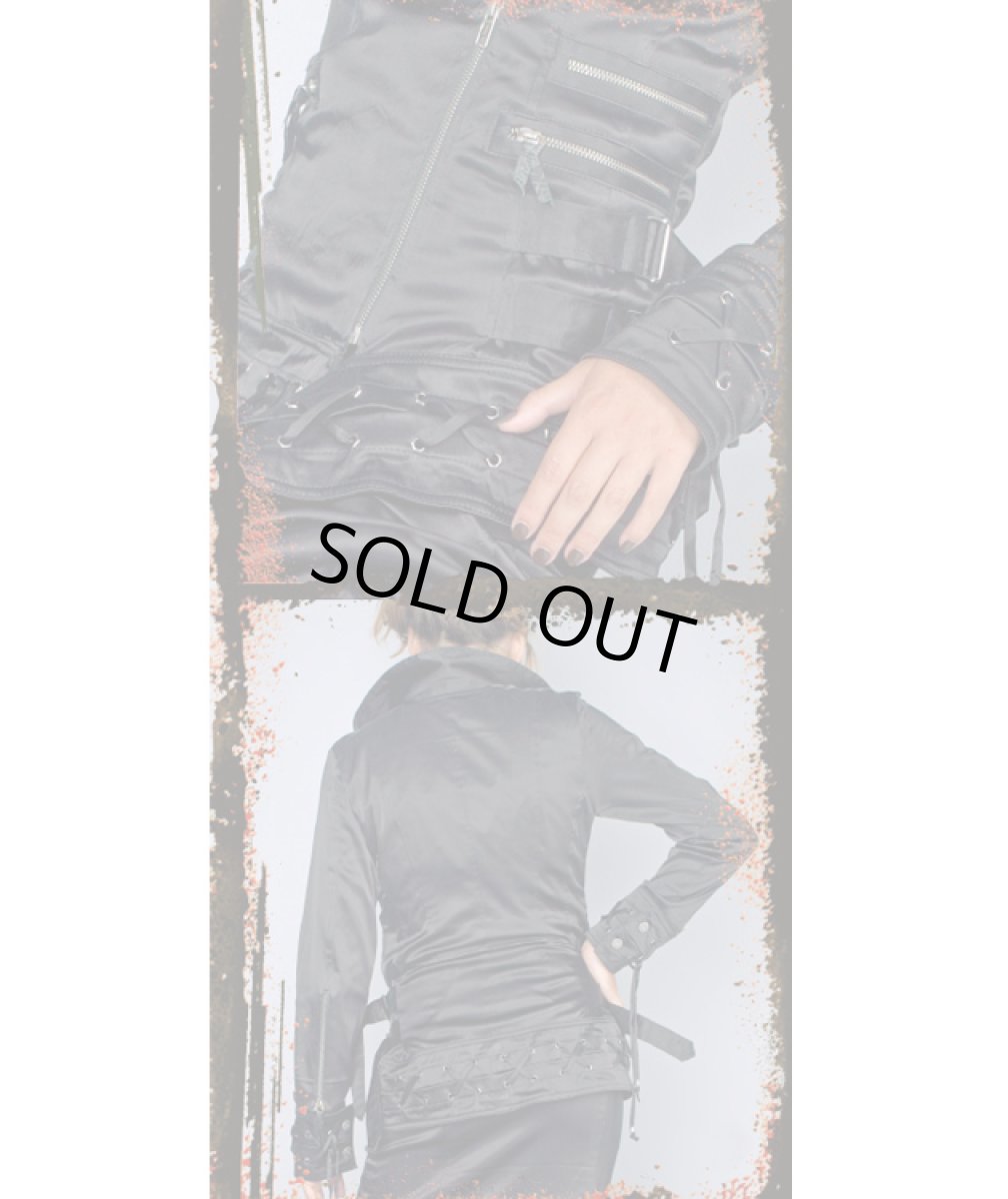 画像2: PSYLO レディース・ジャケット「Bj Jacket / ブラック」 (2)