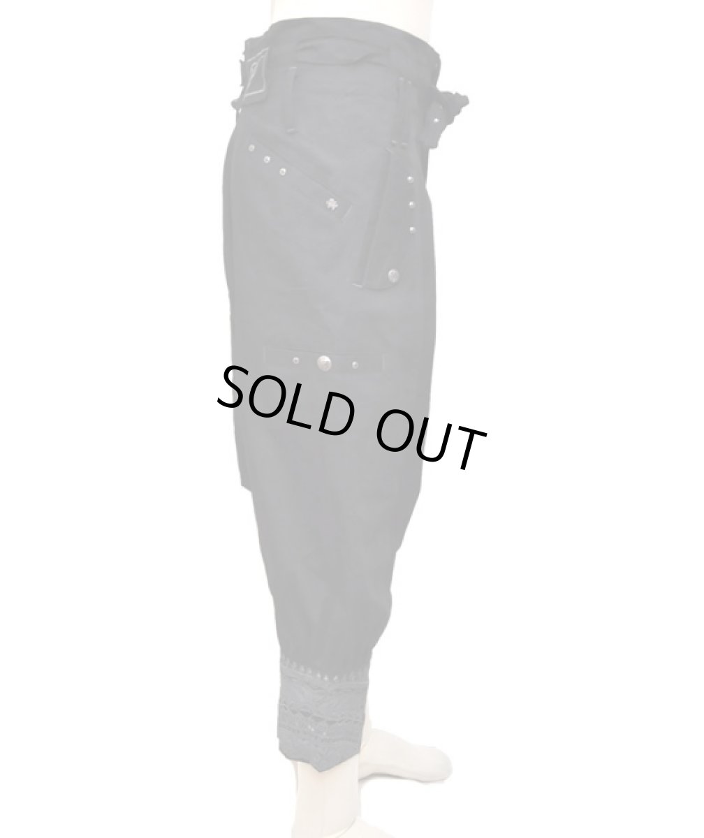 画像4: PSYLO メンズ・サルエルパンツ「Muhamad Pants / ブラック」 (4)