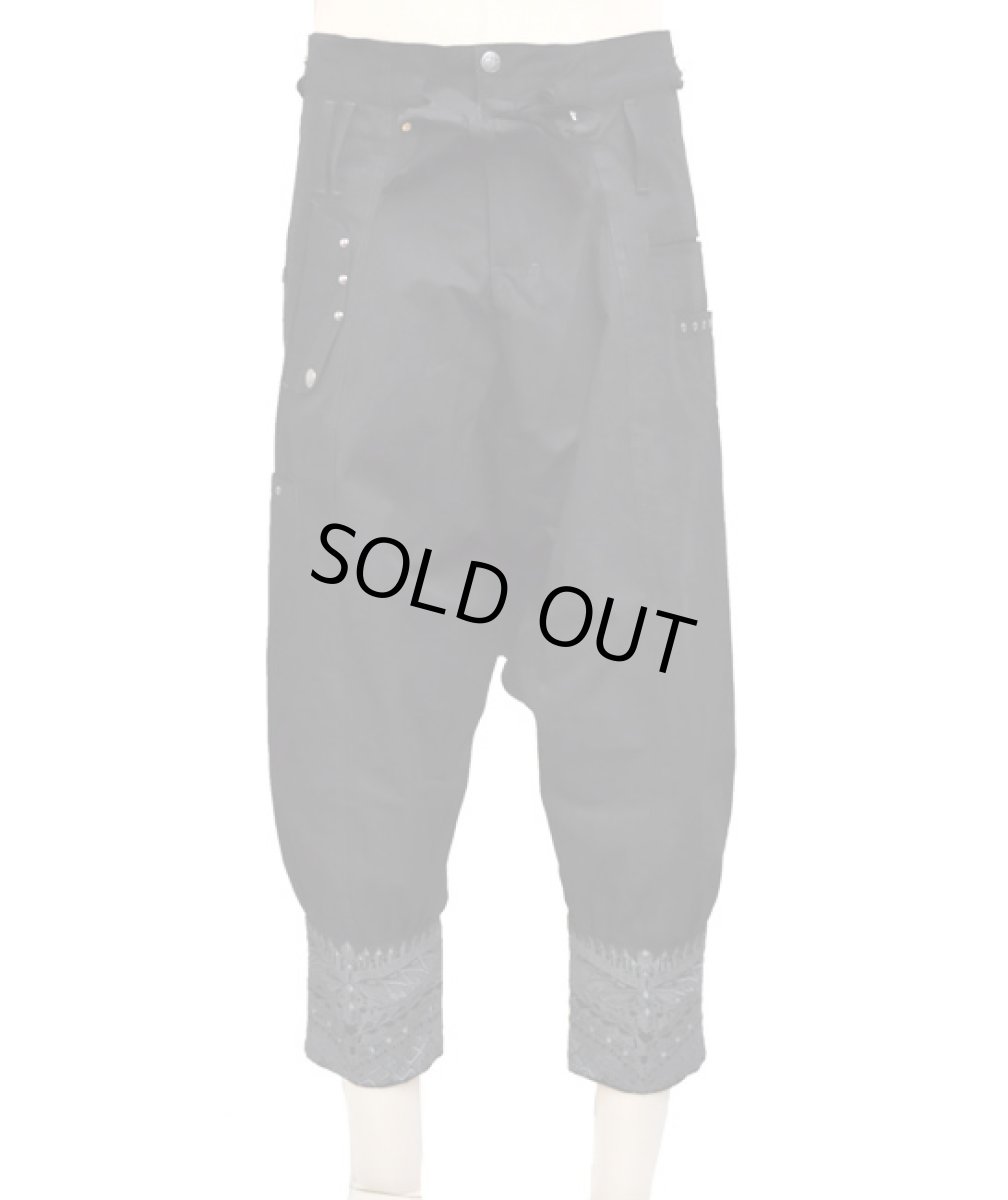 画像3: PSYLO メンズ・サルエルパンツ「Muhamad Pants / ブラック」 (3)