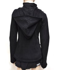 画像4: PSYLO レディース・パーカー「Gas Jacket / ブラック」 (4)