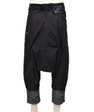 画像5: PSYLO メンズ・サルエルパンツ「Muhamad Pants / ブラック」 (5)