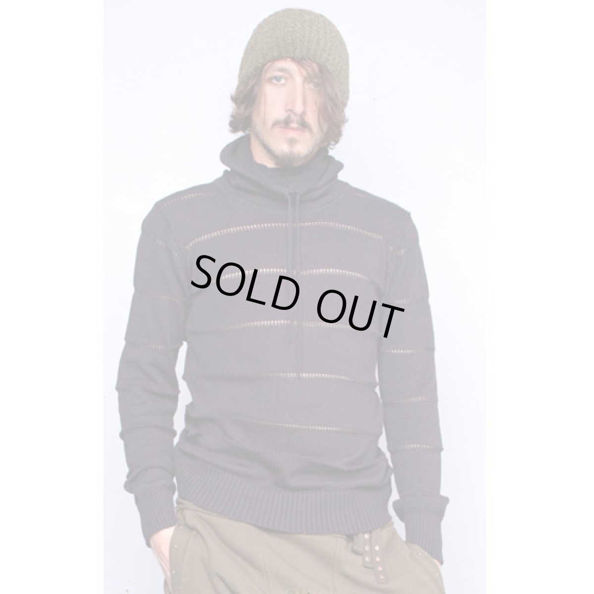 画像2: PSYLOニット帽「Rubber Beanie / ブラック」 (2)