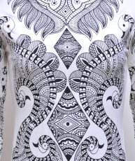画像4: PSYLO レディース・長袖カットソー「Que Braided Top / オフホワイト」 (4)