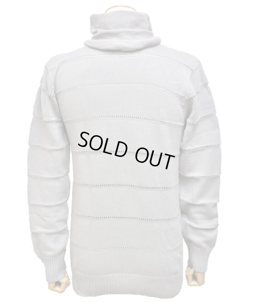 画像3: PSYLO メンズ・プルオーバー「Turtle Hooded Cardigan / グレー」 (3)