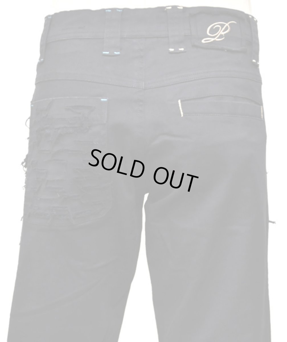 画像4: PSYLO メンズ・パンツ「Muller Pants / ウォッシュドブラック」 (4)