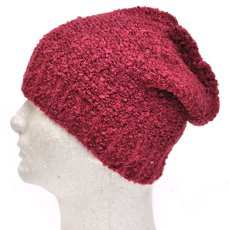 画像1: PSYLOニット帽「Rubber Beanie / レッド」 (1)