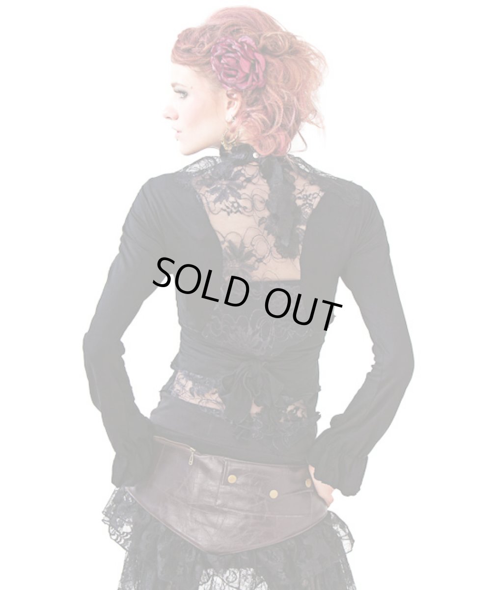 画像2: KAYO - Anime Clothing「2ピース・カーディガントップ/ブラック」 (2)