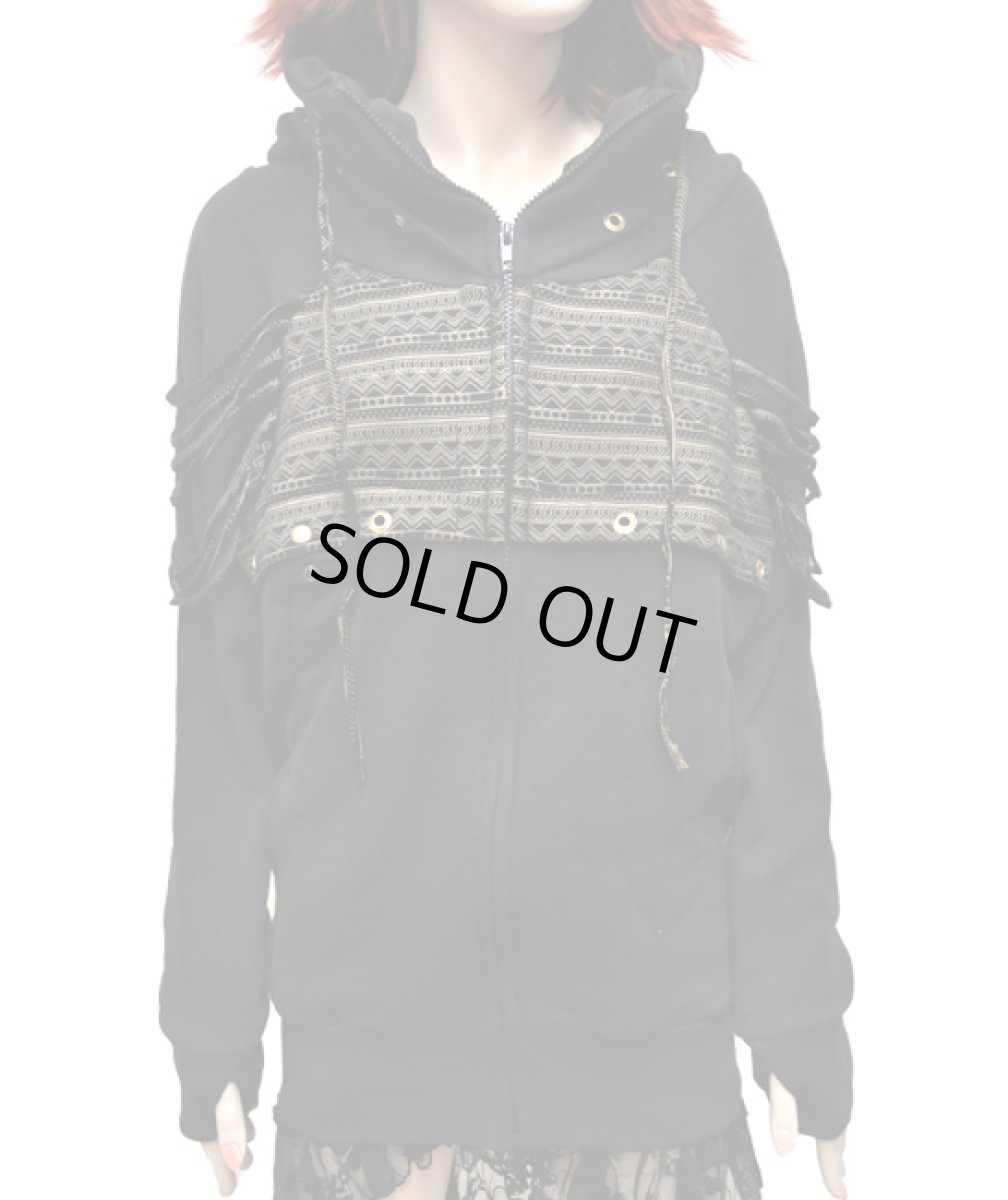 画像3: KAYO - Anime Clothing レディース・パーカー/ブラック (3)